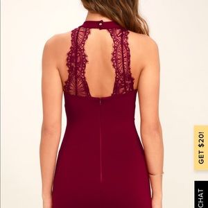 Lulus lace bodycon dress